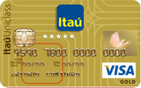 Cartão Itaú Uniclass Visa Gold